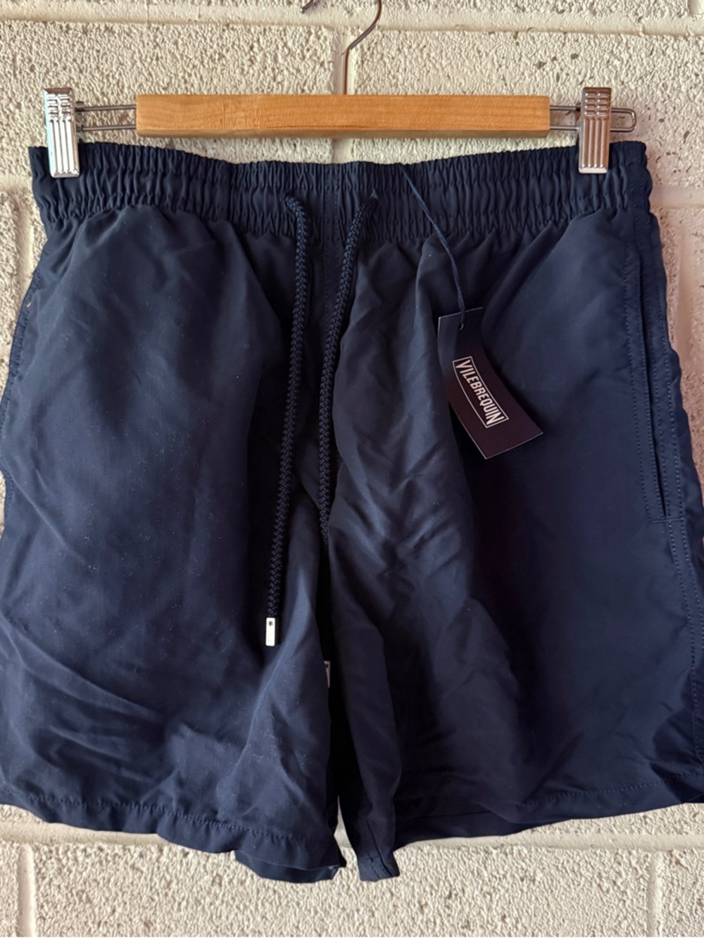 Vilebrequin Dark Navy Drawstring Swim Shorts